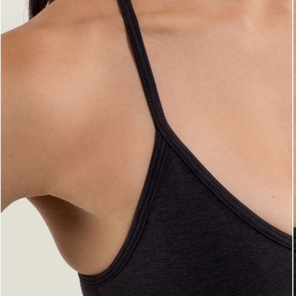lululemon athletica Ebb To Street sports Bra - Heathered Black 4 - Picture 3 of 9